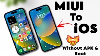Miui Convert Ios Without Root & No Apk Ios Install In Xiaomi Smartphones Dynamic Island Ios 16