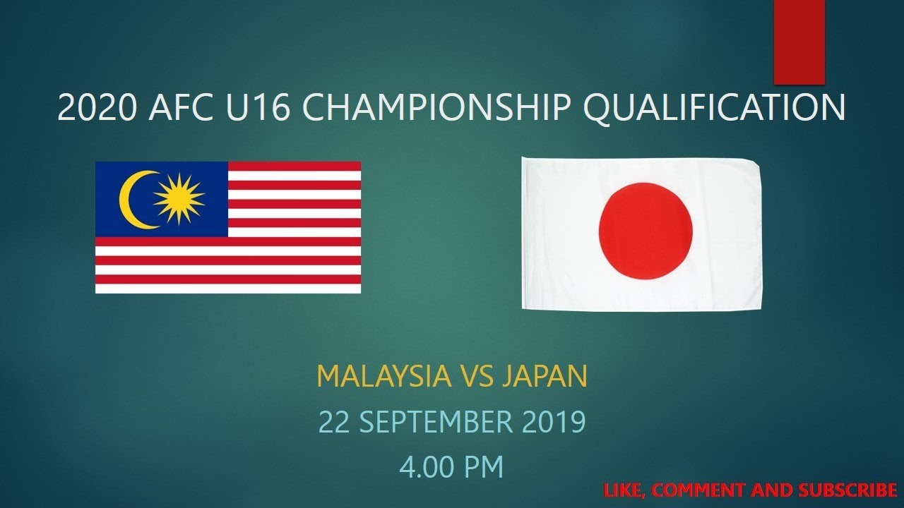 1st Half Malaysia 2 2 Japan 2020 Afc U16 Championship