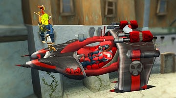 Jak II Beta Mission: Destroy 7 HellCat Cruisers