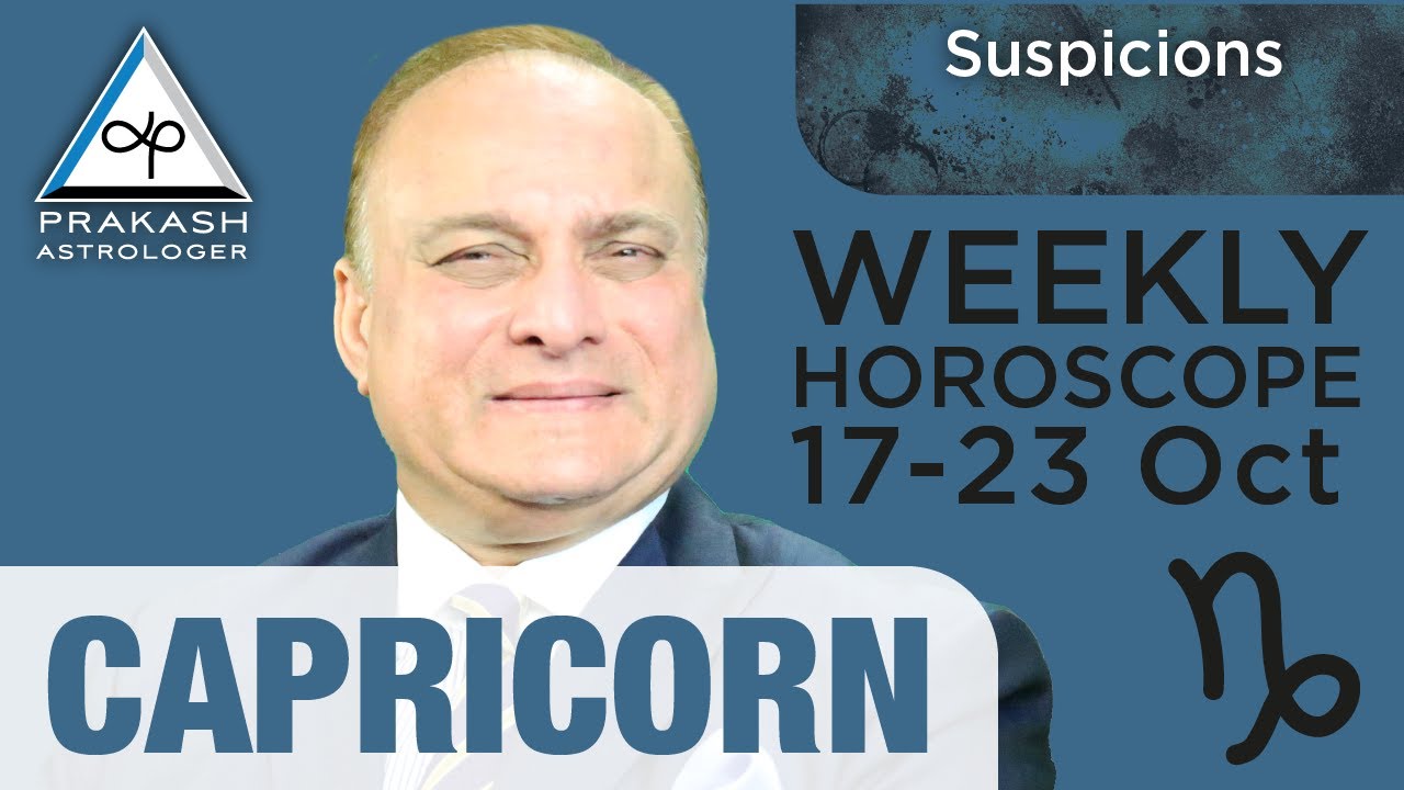 Capricorn Weekly Horoscopes Video For 17th October 2022 Preview YouTube
