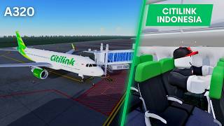 Roblox Airline Flight Review Citilink Indonesia A320 Green Zone Flight Experience