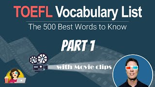 TOEFL Vocabulary With Movie Clips | The 500 Best Words to Know (Part 1) screenshot 2