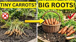 Small Carrots? Stop These 3 Mistakes for Bigger Roots.
