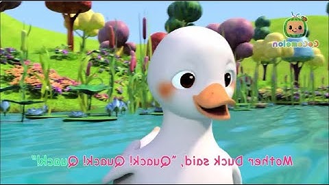 MOTHER DUCK SAID QUACK QUACK QUACK / 4 LITTLE DUCKS / SPONSORED BY: GAMAVISION CSUPO EFFECTS