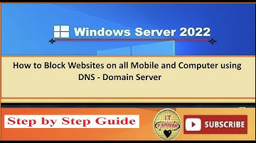 Block Website on all Mobile and Computers using Domain DNS Server || Block Websites without firewall