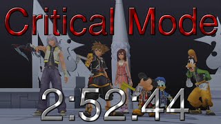 Kingdom Hearts II Final Mix [PS4] : Any% (Critical Mode) Speedrun in 2:52:44