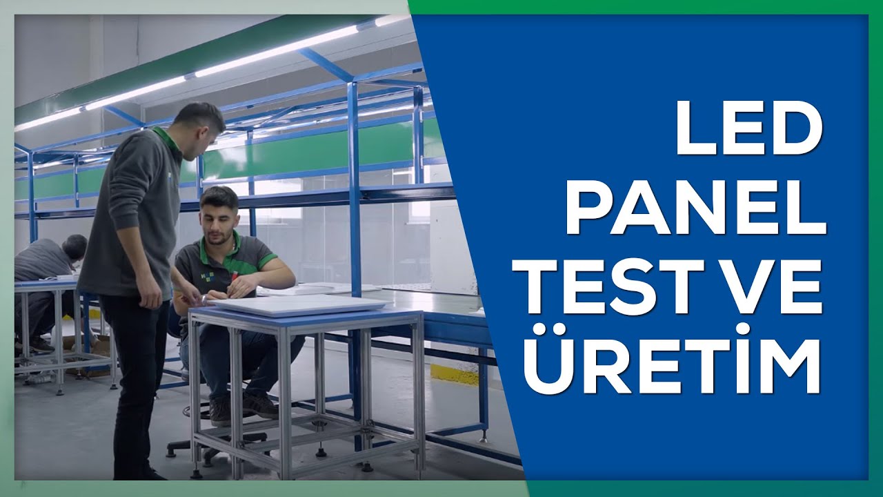 Led Panel Test ve Üretim - 3N Aydınlatma - YouTube
