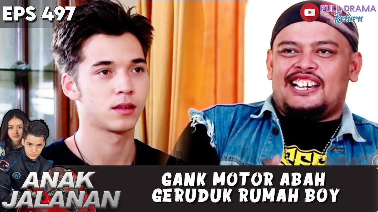 SELURUH GANK MOTOR ABAH GERUDUK RUMAH BOY - ANAK JALANAN