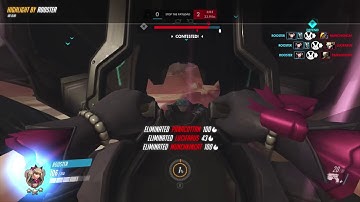 D.VA Triple Kill (Competitive) - Eichenwalde
