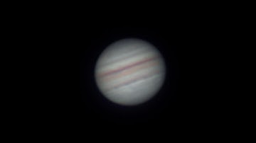 Jupiter through my Telescope with ZWO ASI 120 mc-s