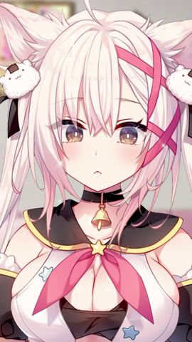猫耳VTuberがゆっくり瞬きすると…？【#shorts #vtuber #白米榴ピィス】 #新人vtuber #vtuberの猫がみたい