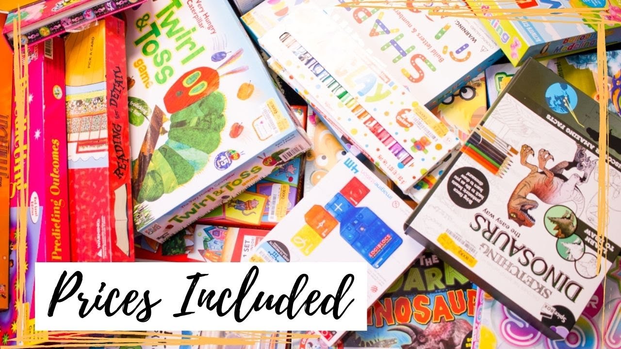 HUGE HALF PRICE BOOKS HAUL | TOYS & ACTIVITIES FOR HOMESCHOOL - YouTube