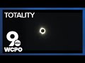 Total solar eclipse the moment of totality
