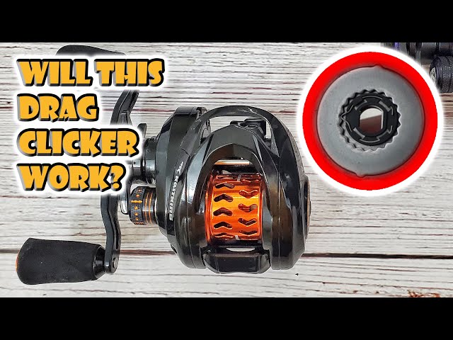 baitcast reel with drag clicker DOVIELLO BMC100 BFS Ultralight Baitcaster Reels 8.1:1 High Speed 11LB Drag Power 11+1BB Baitcasting Reel Super Smooth Bait Finesse System Low Profile- Left Hand : Sports KastKing did it again Installing Drag Clicker onto KastKing