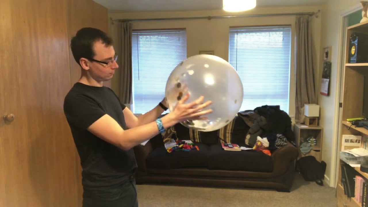 Frexopop tuftex 17 inch confetti balloon blow to pop btp b2p tt17