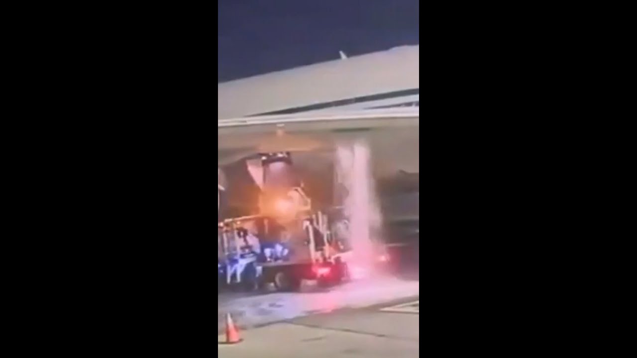 Plane leaks fuel after incident at JFK Airport