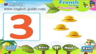 تعليم الاطفال اللغة الفرنسية - تعليم الارقام والعد French
