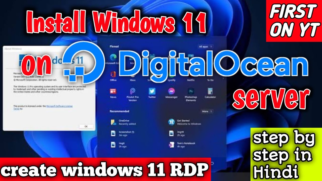How to create windows 11 RDP | Install Windows 11 on DigitalOcean VPS