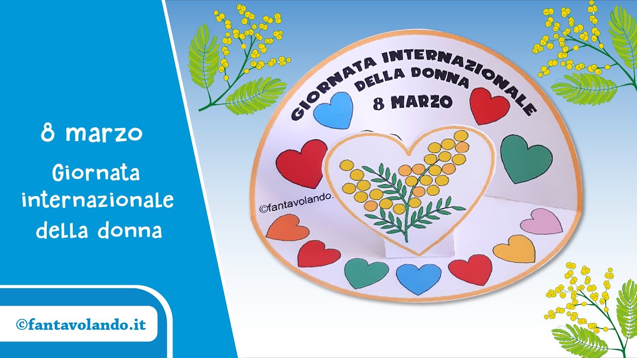 Lavoretto per la giornata internazionale della donna - YouTube