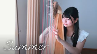 Summer / 久石譲 (Harp cover) - YouTube