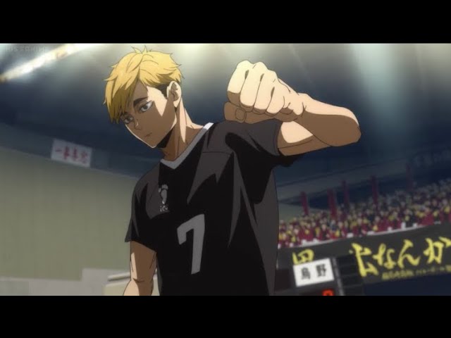 Haikyu Miya Twin Brother Serve Blast [720p] | Karasuno vs Inarizaki class=