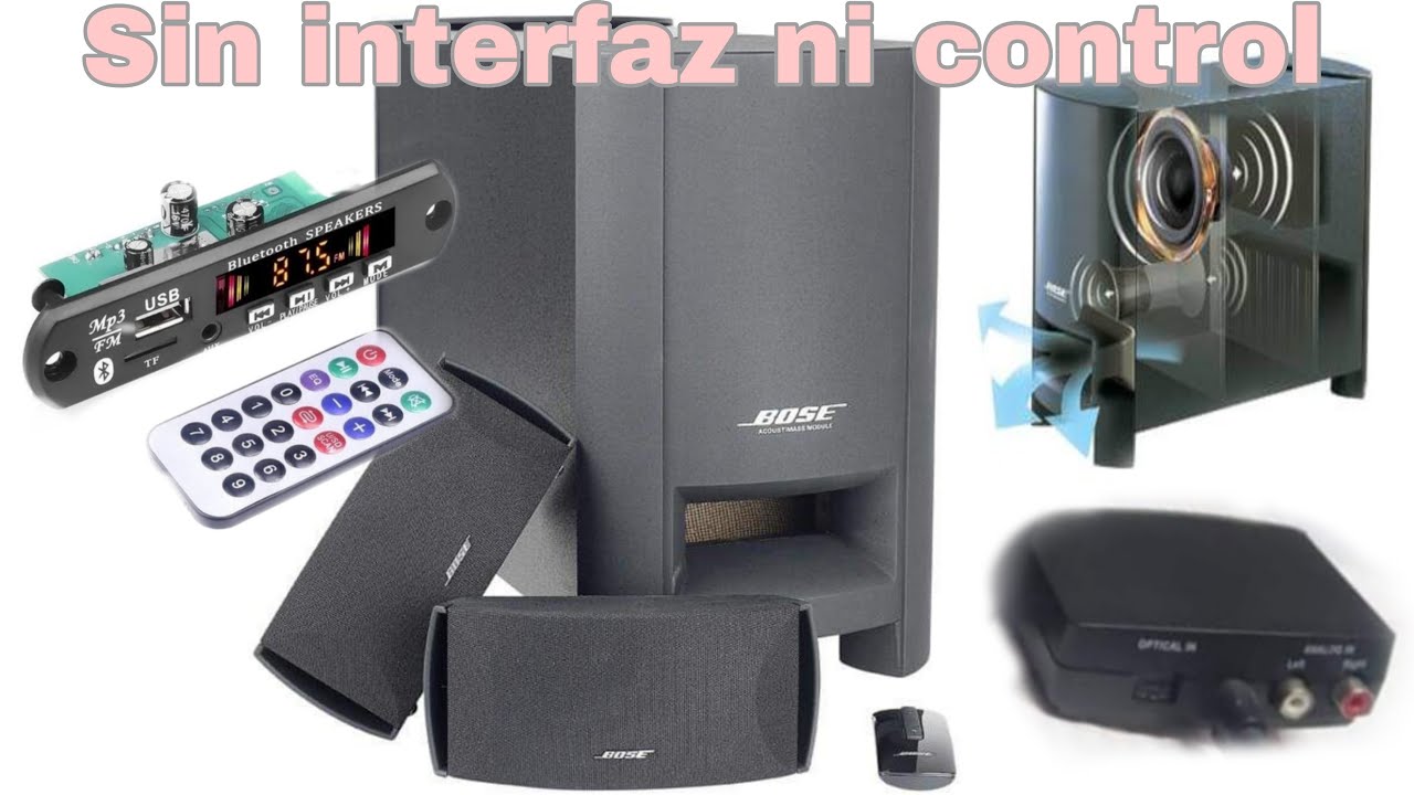 BOSE CineMate series 2, hacerlo funcionar sin interfaz ni control