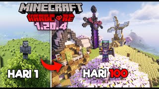 100 HARI DI MINECRAFT HARDCORE 1.20.4