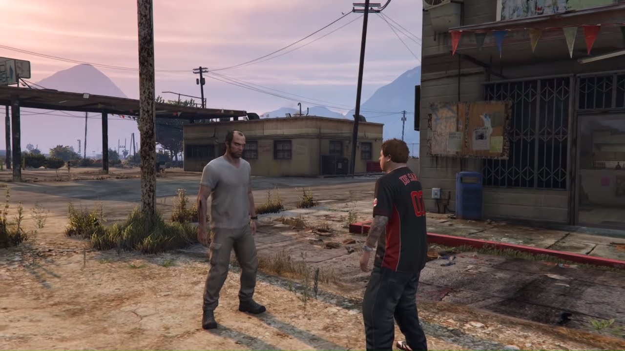 GTA 5 - Trevor's Hangs Out With Jimmy - YouTube