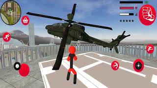 Stickman Dead Rope Hero Pool Gangster Crime screenshot 1