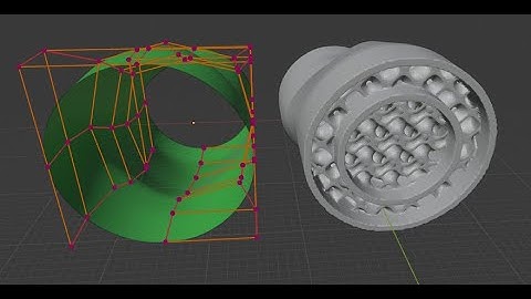 Concentirc Tube Heat Exchanger - Confining lattice into a cylindrical nurbs surface in Blender