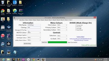 How To Make A CFG menu (WORKING)