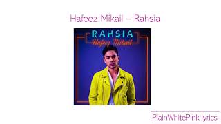 Hafeez Mikail - Rahsia (Lirik video)