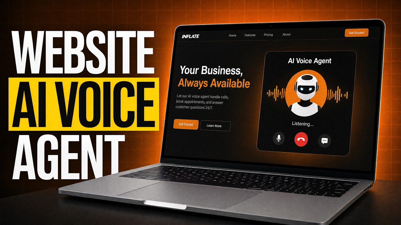 Build A Website AI Voice Agent In 10 Minutes! (INSANE)