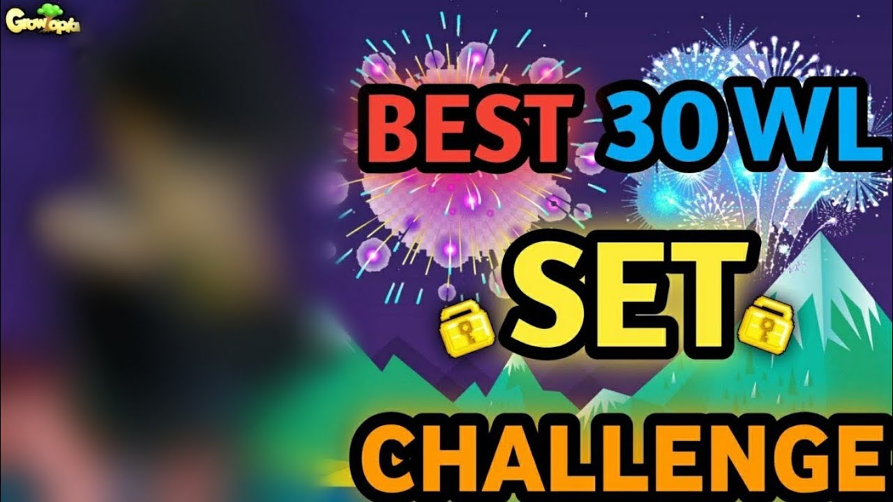 NEW 30 WLS PRO SET  CHALLENGE (NEW ITEM) | Growtopia - Set Challenge 