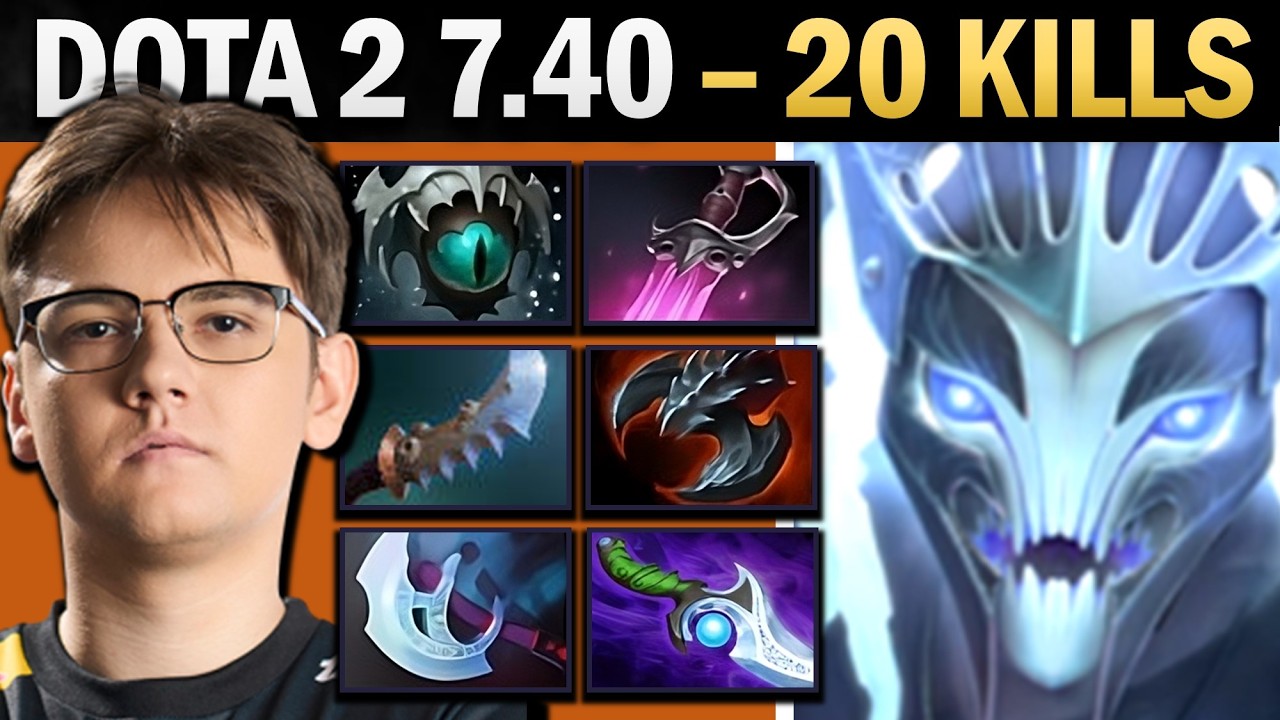 Spectre Pro Carry with Skadi and 20 Kills - Dota 7.41