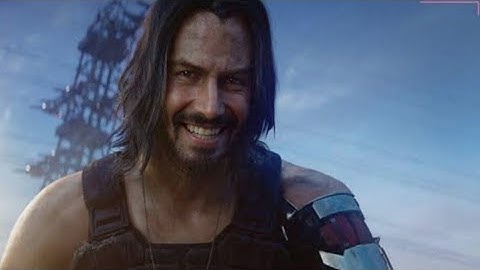 Keanu reeves going away after see this bug in Cyberpunk 
