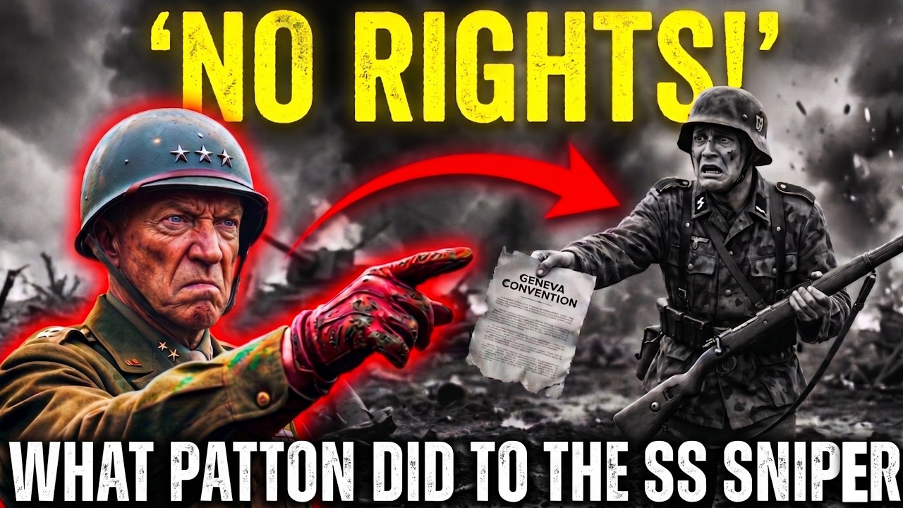 What Patton Did When an SS Sniper Demanded 'Geneva Convention Rights' After Shooting a Medic