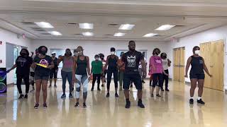 *PRESSURE 305* LINE DANCE by the Miami Gardens Drop-N-Jam Steppers! Ari Lennox