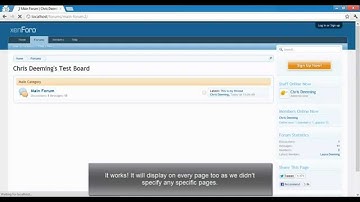 Notifications for XenForo - Create a simple notification