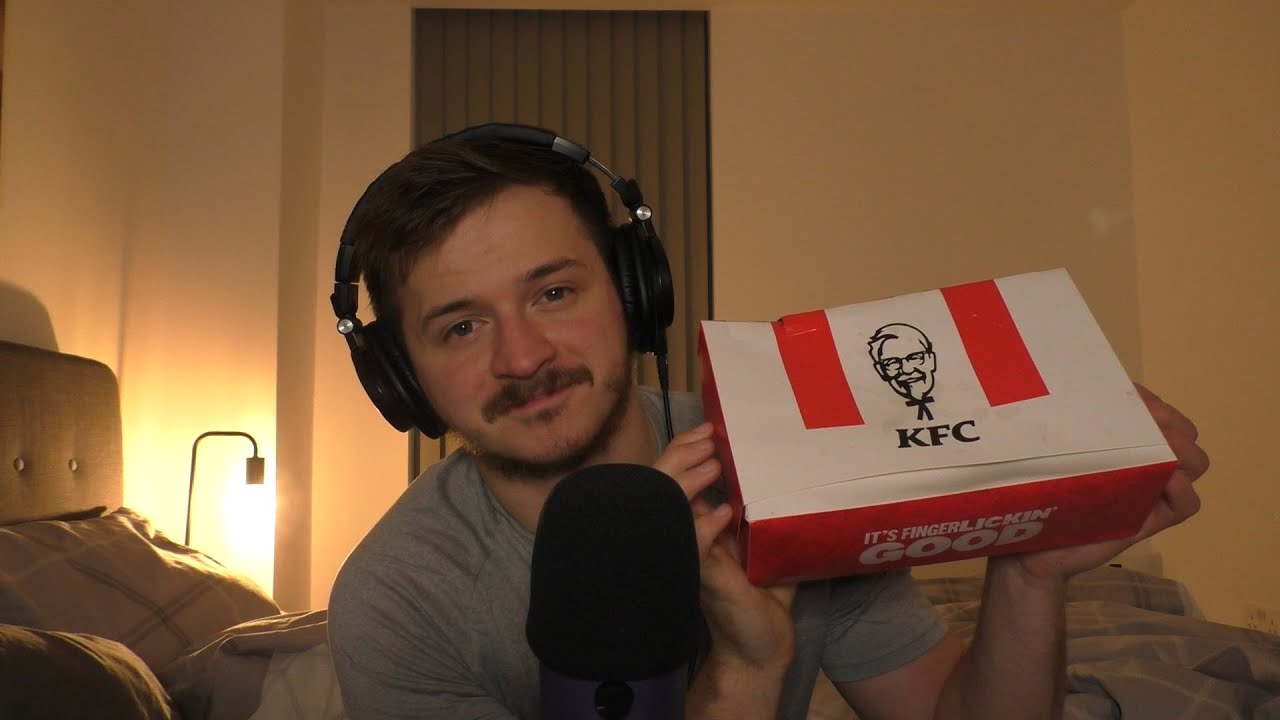 (asmr) KFC Trilogy Box Mukbang + Rambling