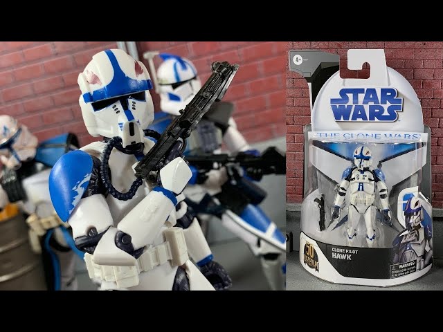Star Wars Black Series Clone Pilot Hawk Target Exclusive Action