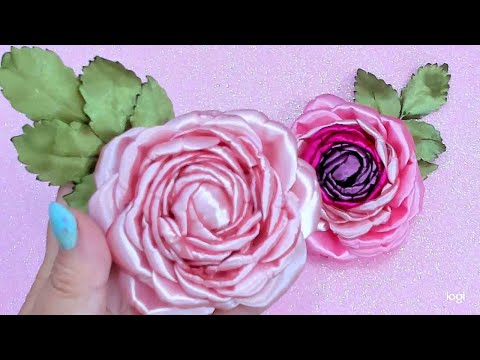 Video: Incredible Beauty Rose From Ordinary Satin Fabric