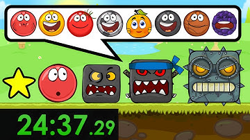 The fastest way to get all balls in Red Ball 4