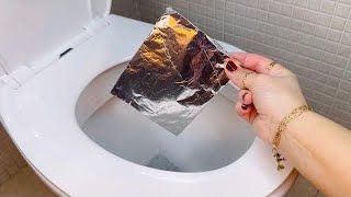 Place Aluminum Paper in your  Toilet and You Will Thank Me Forever 🚽 😉👌