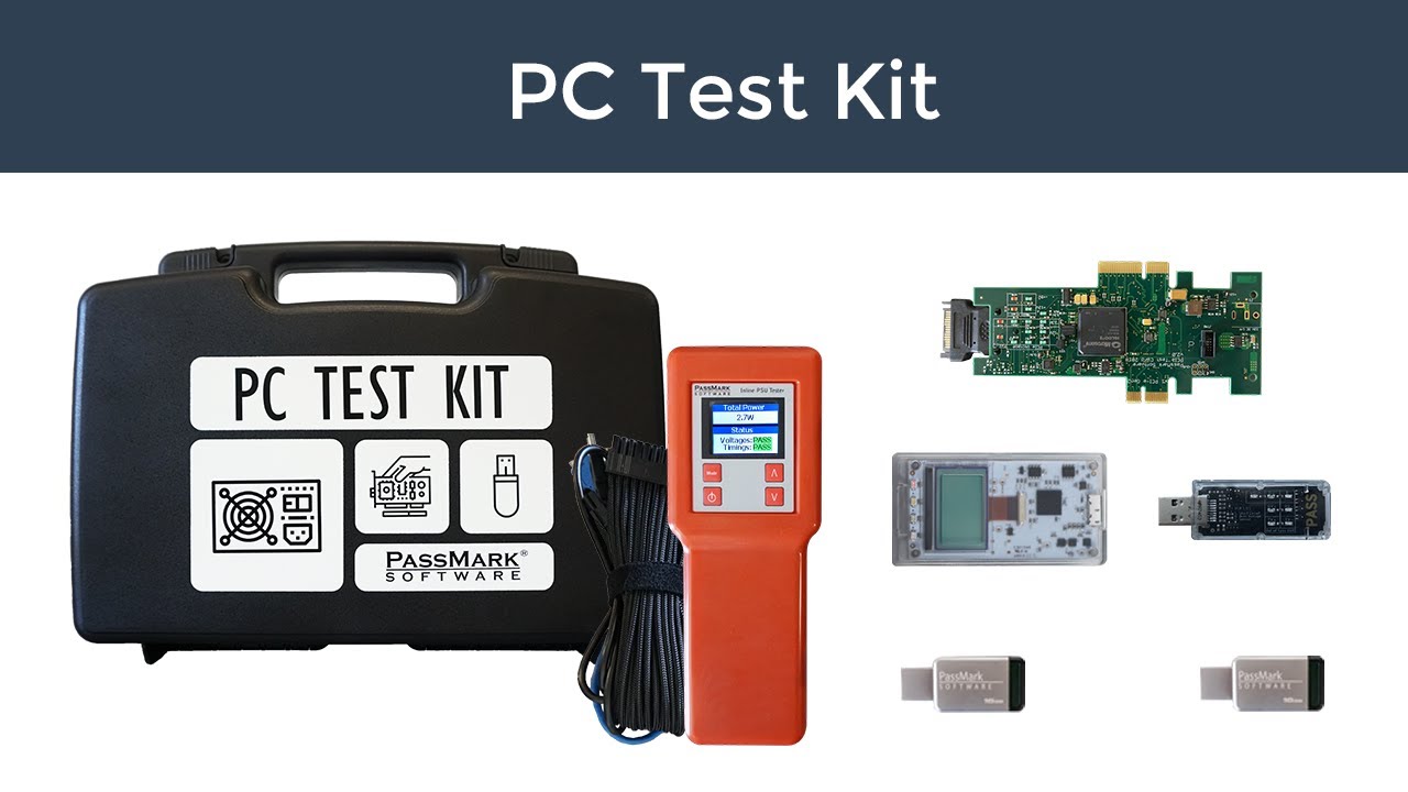 Update PassMark PC Test Kit
