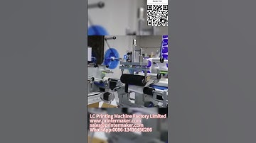 Semi automatic small double label labeling machine # Small simple labeling machine # Bottle curve