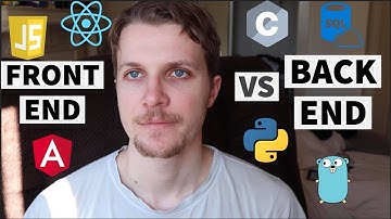 Front End vs Back End development - Which should you learn?