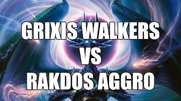 Grixis Walkers VS Rakdos Aggro Bo3 | Magic Arena | Core set 2020