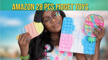 Amazon #1 Best seller Pop It 28 Pcs Fidget Toy Pack