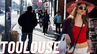 WALK TOULOUSE Le Capitole France 4k video Virtual walk TOULOUSE, FRANCE 🇫🇷 WALKING TOUR